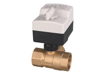 China Central Heating Control Intelligent Heating Ball Valve DN20 3 Way Motorized for sale