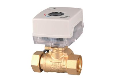China Hydronic Motor Operated Ball Valve , DC12V Zone Valve Thermostat for sale