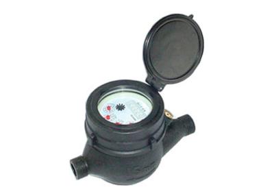 China Plastic R80 Dry Dial Water Meter Class B Multi Jet Accurate Measuring for sale