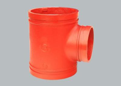 China Pn16 Joints Tee Grooved Pipe Fitting DN1200 1200psi With SS304 Housing for sale