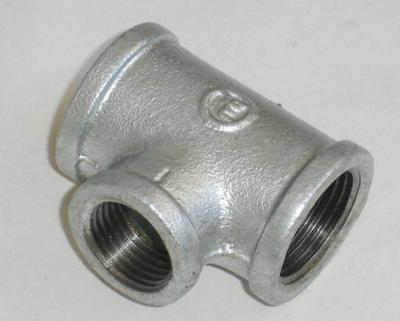 China Malleable Iron Grooved Pipe Fitting DN25 PN16 Tee Pipe Fittings for sale