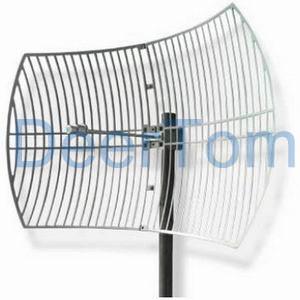 China 3400-3600MHz 3.5GHz Wimax Grid Parabolic Antenna 28dBi Point to Point for sale