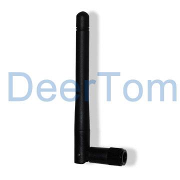 China 2400-2500MHz 2.4GHz WIFI Rubber Duck Antenna 3dBi SMA Connector 110mm for sale