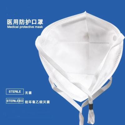 China Surgical disposable facemask medical 3 layers medical facemask light blue/snow white for sale