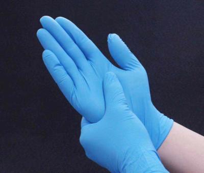 China Nitrile Disposable Inspection Gloves、 pvc disposable inspection gloves for sale