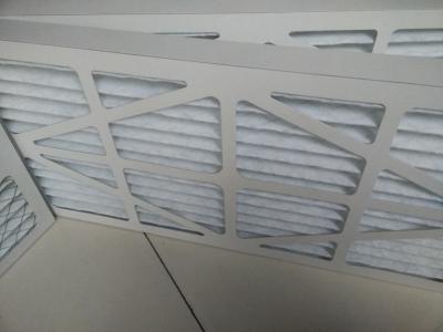 China Filtro de dobramento galvanizado filtragem de alumínio da placa do quadro da eficiência média e de ar do quadro à venda