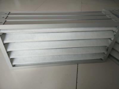 China Polyester Fiber Metal Frame Panel Pleated Air Filters Primary Efficiency for sale