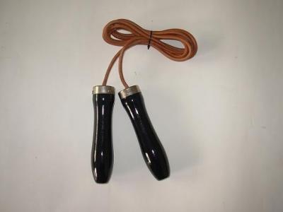 China speed high weight jump rope black wooden handles for sale