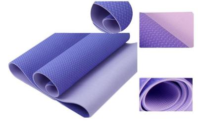 China 4mm ECO different texture high grip TPE yoga mat for sale