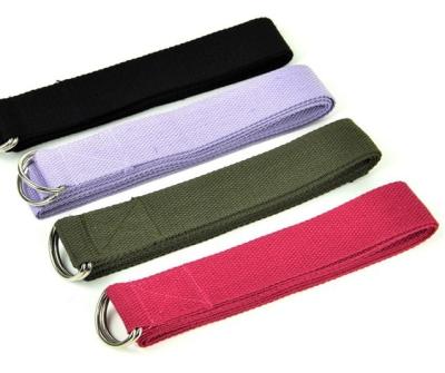 China 68'' yoga strap with metal buckle for sale
