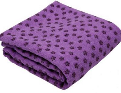 China yoga towel and yoga hand towel with antislip dots for sale