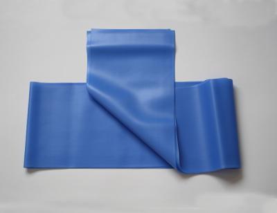 China Banda de yoga de látex azul 120x15cm en venta