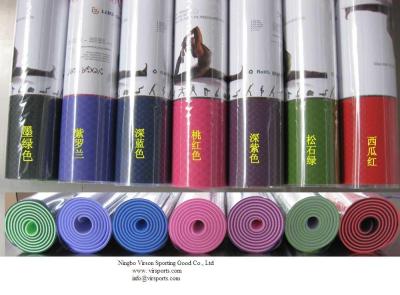 China Azo Free Low Cadmium Reach TPE yoga mat wholesale for sale