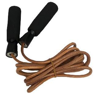 China Fitness Equipment High Quality Leather speed Jump Rope for sale