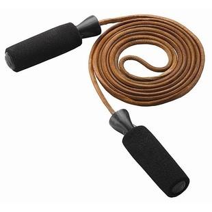 China Leather Speed Bearing Jump Rope with PP handle-fitness accessories for sale
