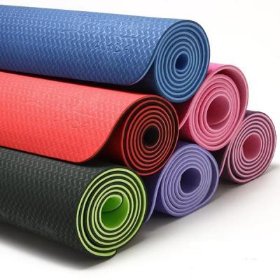 China non-toxic TPE yoga mats wholesale(pvc free) for sale