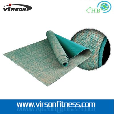 China Ningbo virson hot sale natural yoga mat/jute yoga mat for sale