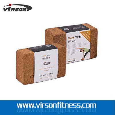 China hard and strong Eco cork yoga block for sale