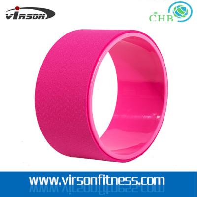中国 Ningbo virson wholesales pvc yoga wheel yoga sports accesspries wheel fitnees yoga wheel 販売のため