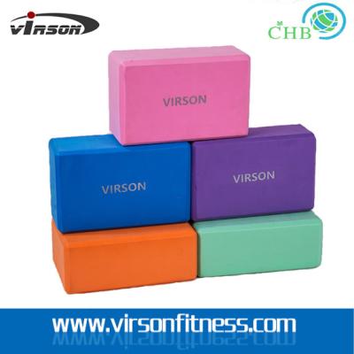China Ningbo Virson Yoga Pilates Stretch Exercise Gym EVA Foam Yoga Block / Brick for sale