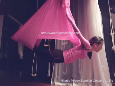 China Virson popular 5m length yoga aerial yoga swing&yoga hammocks for sale