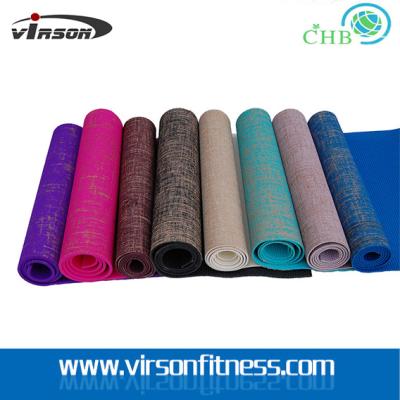 China Ningbo Virson Fashionable hot-sale eco-friendly jute mat/yoga mat for sale