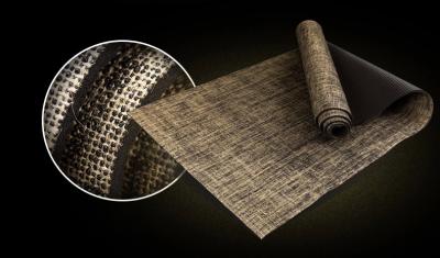 China Virson Special professional eco friendly exercising yoga mats/ jute yoga mats for sale