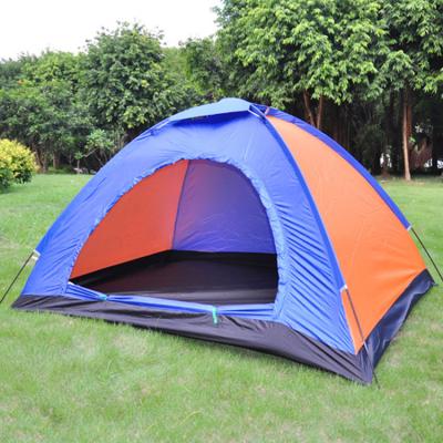 China Double Layer 3-4 people Family Outdoor camping ultralight inflatable Camping Tent for sale