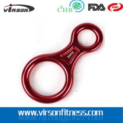 China Forged aluminum climbing descender.climbing carabiner for sale