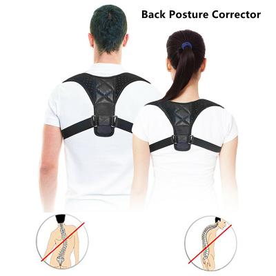 China Medical Adjustable Clavicle Posture Corrector Men Woemen Upper Back Brace Shoulder Lumbar Support Belt Corset Posture Co for sale