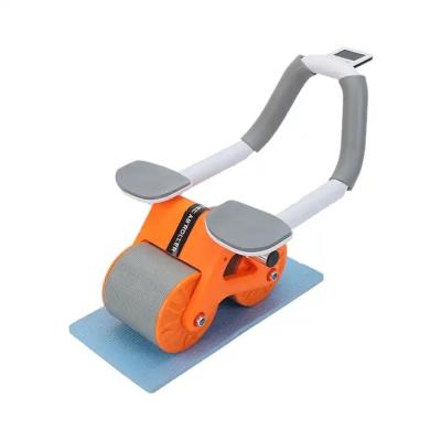 China New Roller With Elbow Support Abdominal Exercise Roller Wheel For Core Trainer Automatic Rebound Ab Wheel Roller for sale