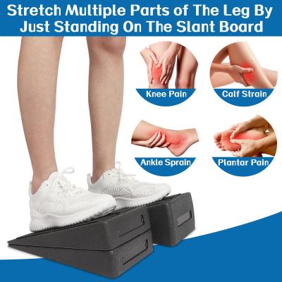 China Factory Direct 3 in 1 Hot Sell High Hardness Eco EPP Foam Calf Stretcher Foot Leg Slant Board Squat Wedge Yoga zu verkaufen