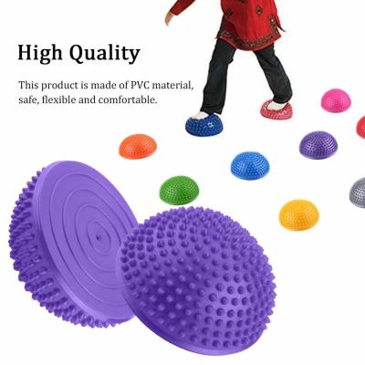 China Foot Massage Spiky Half Ball Balance Exercise Pods for Deep Tissue Foot Muscle Therapy for sale