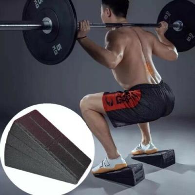 China EPP Yoga Wedge Stretch Slant Board Non Slip 3 pcs Adjustable Squat Ramp Squat Wedge Block Squat Wedge for Heel Elevated for sale