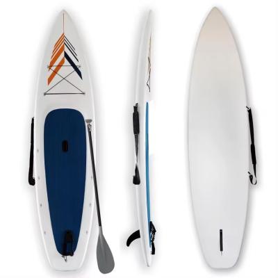 China blow molded rigid durable plastic 11ft race sup board paddle for race for sale