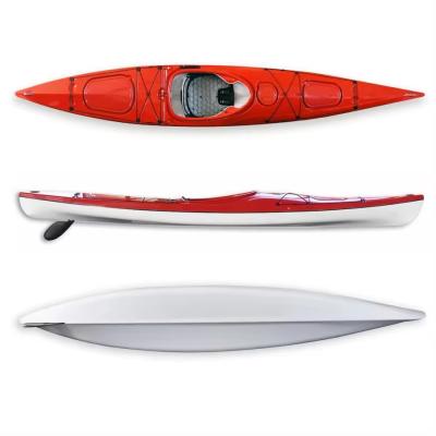 China 14.2 GT Kayak Sit In Wholesale OEM/DOM ABS Thermoformed Light Weight Sit In Ocean Sea Single Touring Kayak Canoe for sale