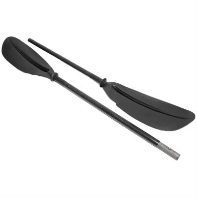 China wholesale light weight High Quality Two Pieces Carbon Shaft Glassfiber reinforced PP Carbon kayak paddle for sale
