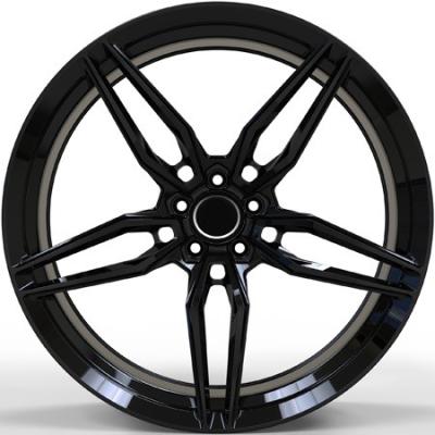China Gloss Black Custom 1-PC Forged Alloy Rims 5x112 Staggered 21 and 22 inch For Benz GLC for sale