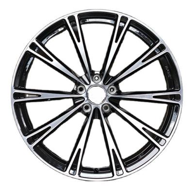 China Titanium Machine Face Gloss black 19''20''21''22''forged wheels for Audi Q7 for sale