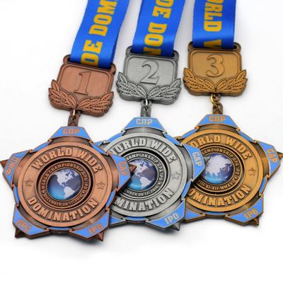 中国 Medal Producer Custom Metal Sport Medals With Your Owne Logo 販売のため