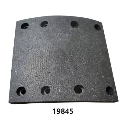 China Truck Spare Parts Truck Brake Liner For MERCEDES BENZ WVA 19845 None Asbesto for sale