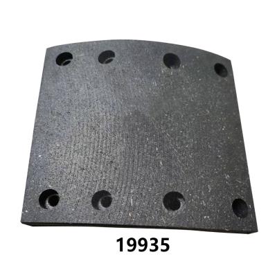 China Truck Spare Parts Brake Linings For RENAULT WVA 19935 None Asbesto for sale