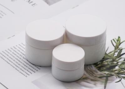 China 15g Glass Cream Jar For Personal Care 30g For Cosmetic Round Hot Stamping for sale