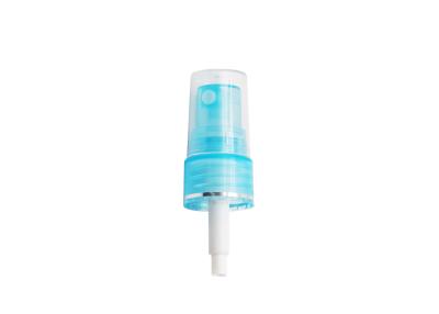 中国 Light Blue 18/410 Fine Mist Sprayer Pump Plastic Screw Ribbed 販売のため