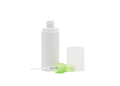 China Plastic Cosmetic Spray Bottle Fine Mist Pet 100ml White Cylinder for sale