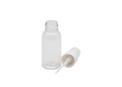 China Transparent Plastic Bottle With Spray Pump 60ml 100ml Pet for sale