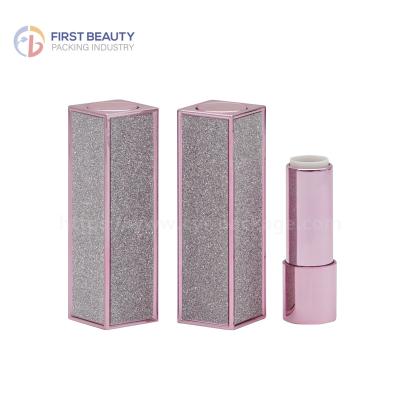 China Customized Empty Lipstick Case Tube 4g Square Plastic for sale