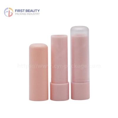 China Mockup Plastic Empty Lipstick Balm Tube 3.8g Cylinder for sale