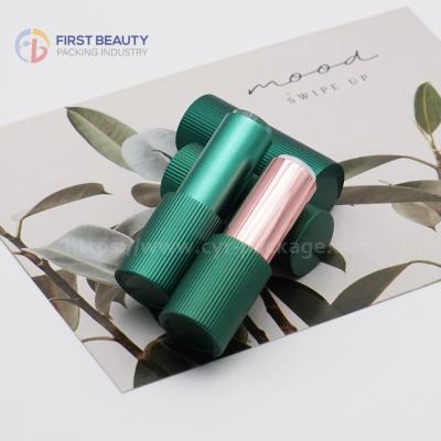 China 3.8g Snap On Empty Lipstick Tube Magnetic Aluminum Plastic for sale