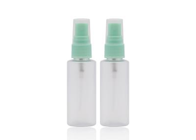 China 30ml 50ml PET Frost White Plastic Perfume Spray Bottles Environmental Friendly for sale
